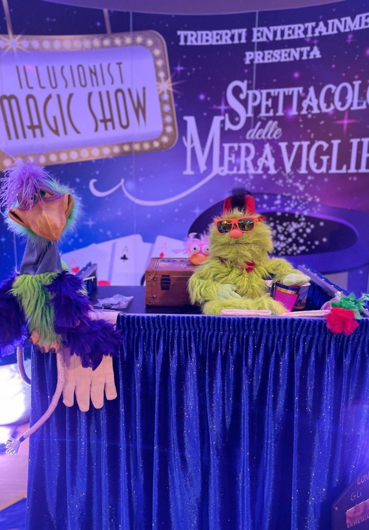Spettacolo di pupazzi per feste di compleanno per Bambini a Milano, Bergamo e Monza
