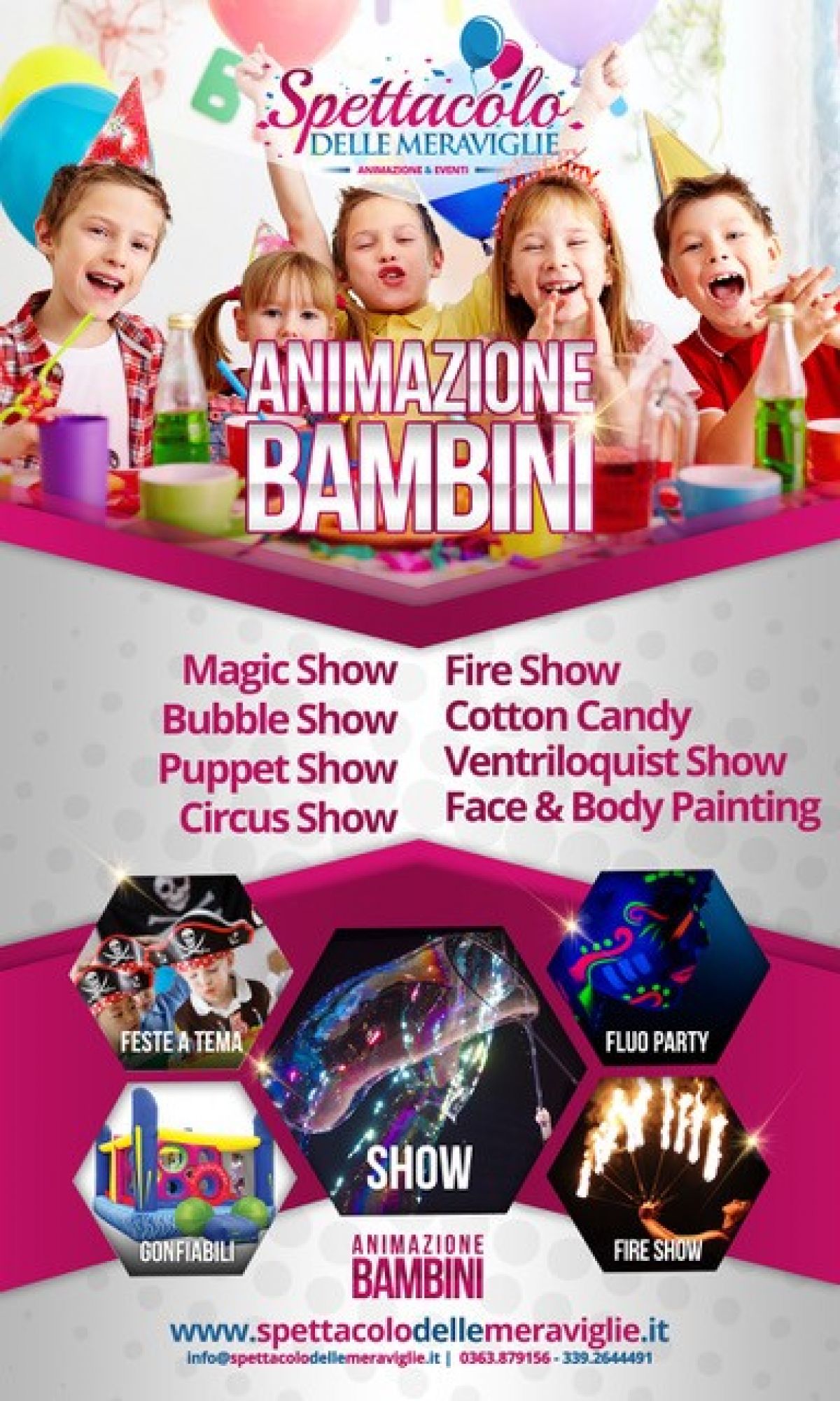 Festa Beauty e Spa Party per Bambini a Milano, Bergamo e Monza